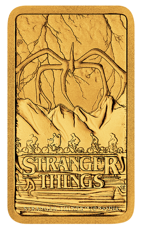 2026 1g Stranger Things Gold Minted Bar
