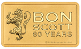 2026 1g Bon Scott 80th Anniversary Gold Minted Bar