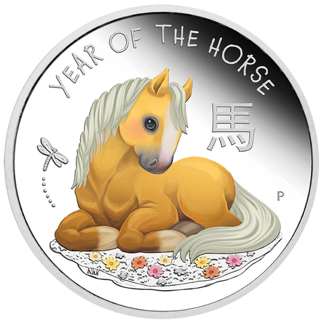 Baby Horse 2026 1/2oz Silver Proof Coloured Coin