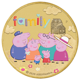 2026 $1 Peppa Pig Family Coin Card