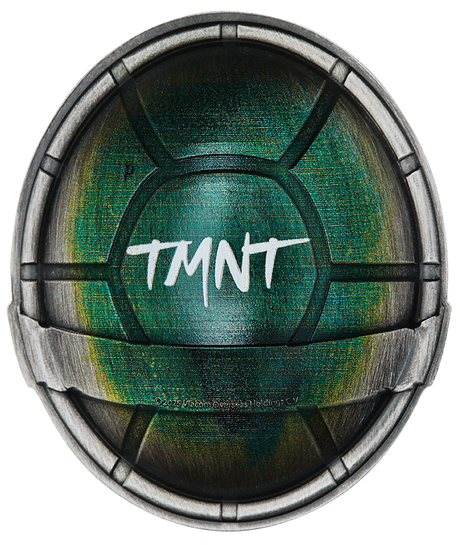 Teenage Mutant Ninja Turtles Domed Shell 2025 1.5oz Silver Antiqued Coloured Coin