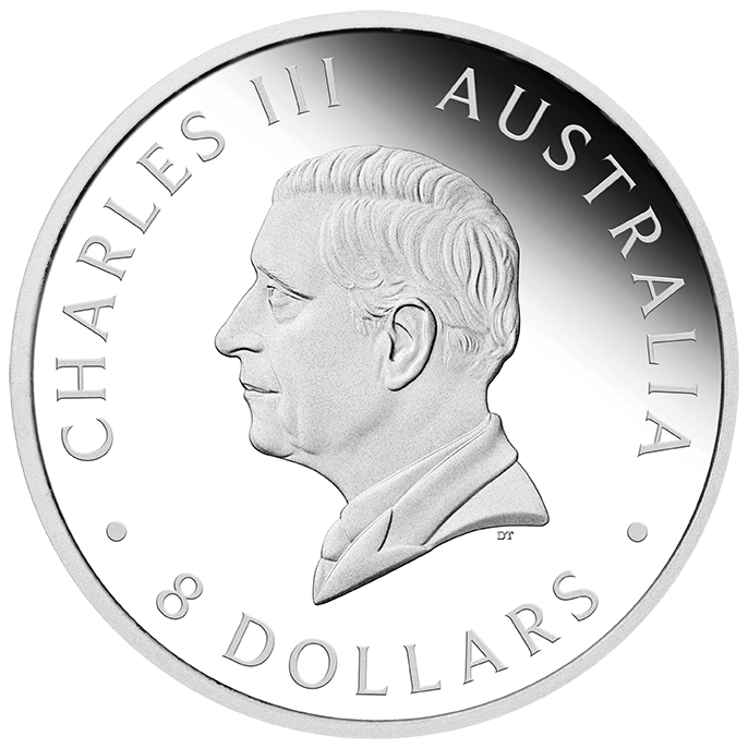 2026 5oz Australian Kookaburra Silver Incused Coin