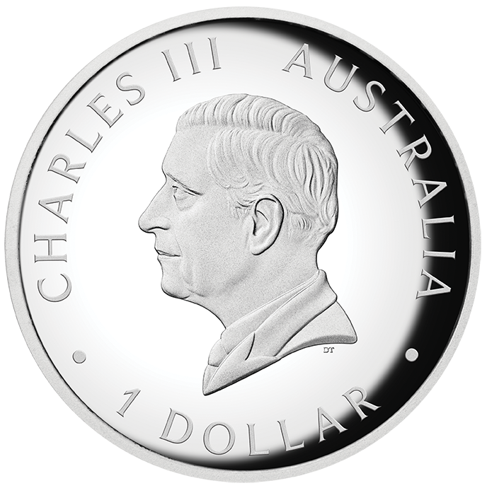 2026 1oz Australian Kangaroo Silver Proof High Relief Coloured Coin