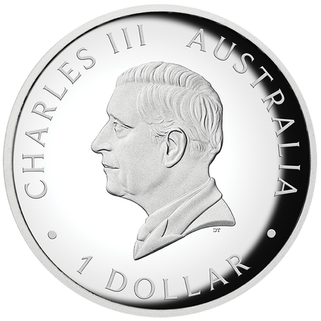 2026 1oz Australian Kangaroo Silver Proof High Relief Coloured Coin