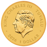 2026 $1 Stranger Things Hawkins Gold Plated Collectors Coin Card
