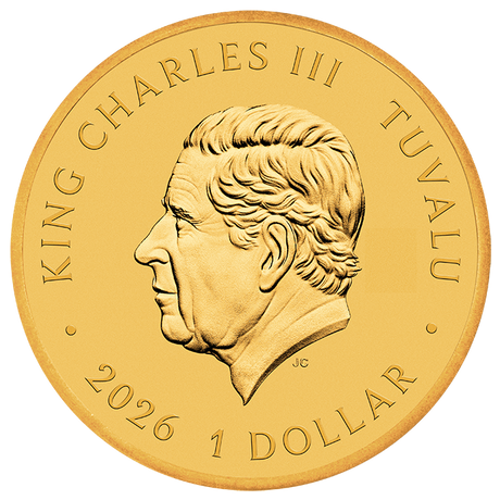 2026 $1 Stranger Things Hawkins Gold Plated Collectors Coin Card