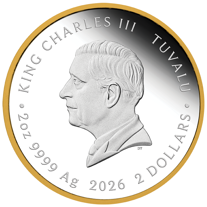 2026 2oz House of Bridgerton Silver Proof Gilded Coin