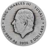 Stranger Things - Villains 2026 2oz Silver Antiqued Coloured Coin