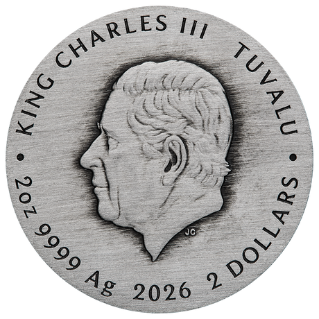 Stranger Things - Villains 2026 2oz Silver Antiqued Coloured Coin