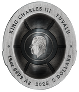 Teenage Mutant Ninja Turtles Domed Shell 2025 1.5oz Silver Antiqued Coloured Coin