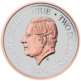 Native Impressions Kookaburra 2025 1oz Super Incused Rose Gold Silver Coin