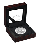 2026 1oz Australian Opal Wings Blue Triangle Opal Insert Silver Proof Coin