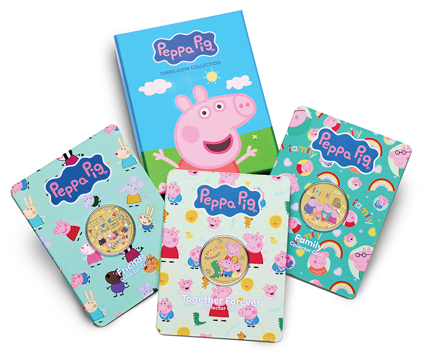 2026 $1 Peppa Pig Three Coin Set
