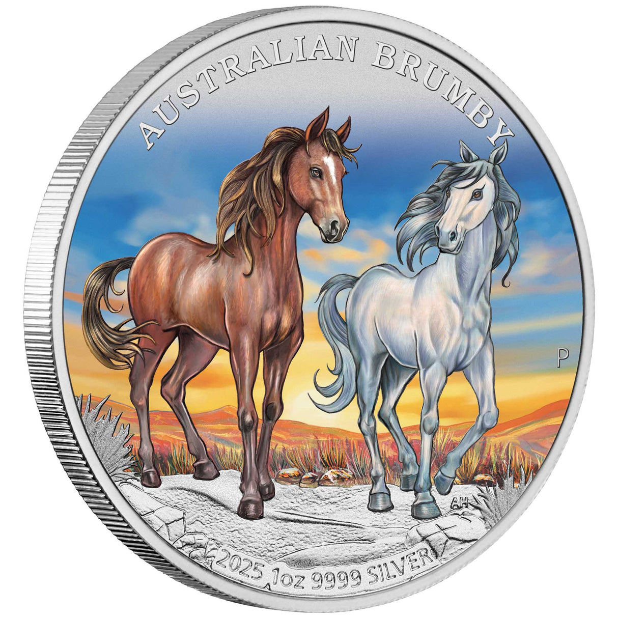 Australian Brumby 2025 1oz Coloured Silver Coin
