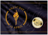 2026 $1 ANZAC Day Coin in Card