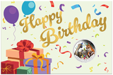 2026 1/2oz Happy Birthday Silver Proof Coloured Coin in Card