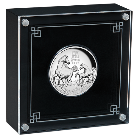 Australian Lunar Series III Year Of The Horse 2026 1oz Silver Proof High Relief Coin