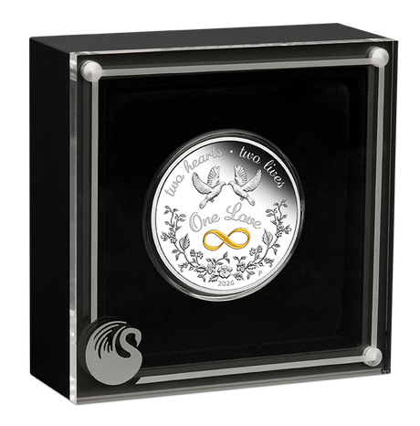2026 1oz One Love Silver Proof Coloured Coin