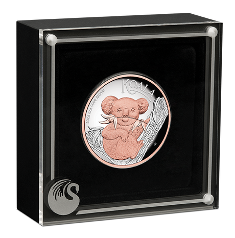 2026 5oz Australian Koala Silver Proof High Relief Gilded Coin