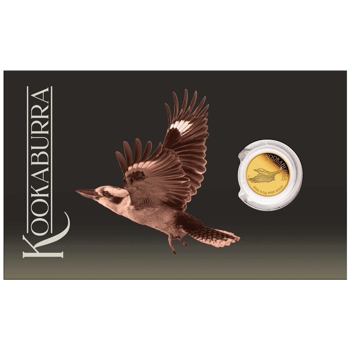 2026 0.5g Kookaburra Gold Proof Coin Card
