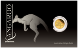2026 0.5g Australian Kangaroo Mini Roo Gold Proof Coin in Card