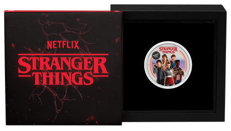 2026 1oz Stranger Things Friends Don’t Lie Silver Coloured Coin