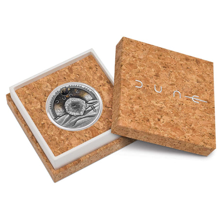 2026 2oz DUNE Scourge of the Desert Sea Silver Antiqued Coloured Coin