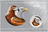 2026 1oz Australian Wedge-tailed Eagle Silver Coloured Coin in Card