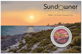 2026 1oz Sundowner Red Kangaroo Silver Coloured Coin Card
