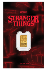 2026 1g Stranger Things Gold Minted Bar