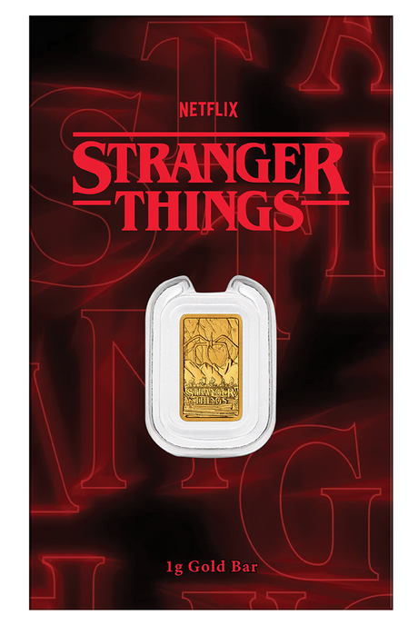 2026 1g Stranger Things Gold Minted Bar
