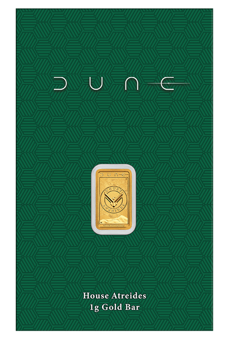 2026 1g Dune House Atreides Gold Minted Bar