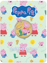 2026 $1 Peppa Pig Together Forever Coin Card