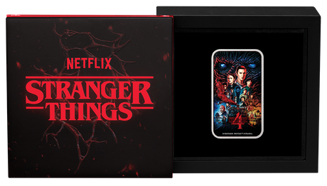 Stranger Things - Season 4 2026 1oz Silver Coloured Rectangular Coin