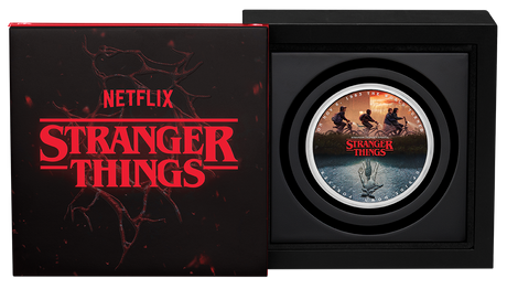 Stranger Things - The Upside Down 2026 1oz Silver Coloured Coin