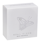 2026 1oz Australian Opal Wings Blue Triangle Opal Insert Silver Proof Coin