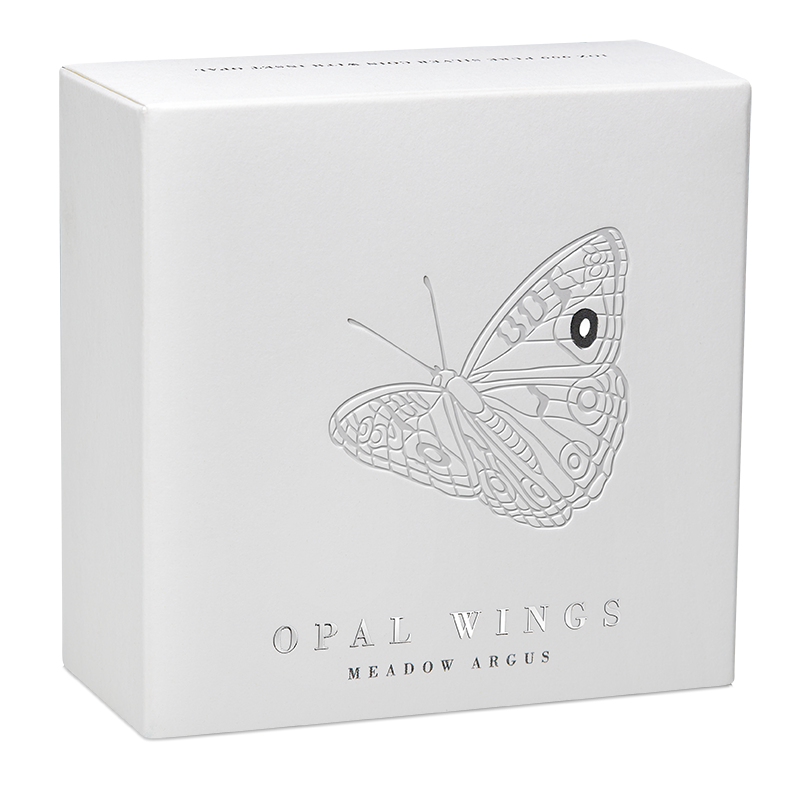 2026 1oz Australian Opal Wings Meadow Argus Opal Insert Silver Proof Coin