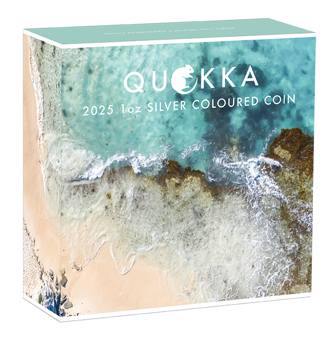 Quokka 2025 1oz Silver Coloured Coin