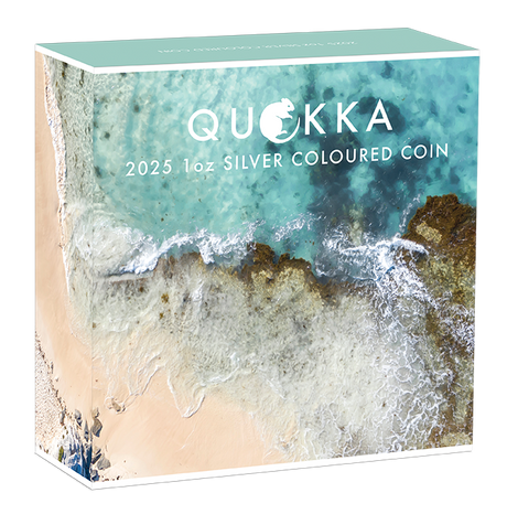 Quokka 2025 1oz Silver Coloured Coin