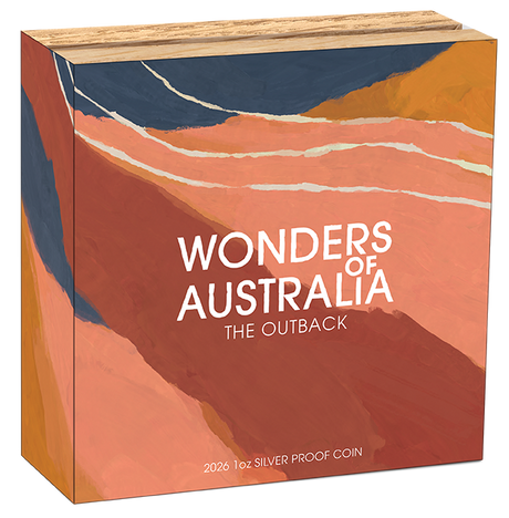 2026 1oz Wonders of Australia The Outback Silver Proof Coin