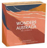 2026 5oz Wonders of Australia The Outback Kangaroo Silver Proof Double Gilded Coin