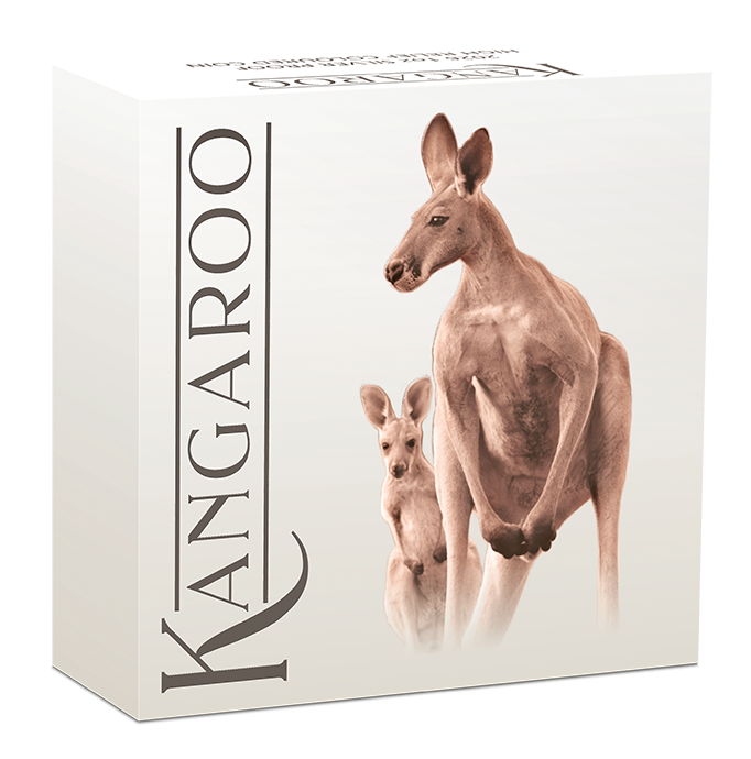 2026 1oz Australian Kangaroo Silver Proof High Relief Coloured Coin