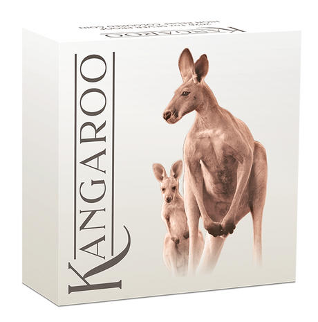 2026 1oz Australian Kangaroo Silver Proof High Relief Coloured Coin