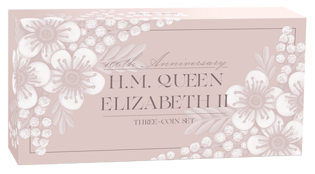 2026 1oz H.M. Queen Elizabeth II 100th Anniversary Silver Three Coin Set