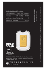 2026 1g Stranger Things Gold Minted Bar