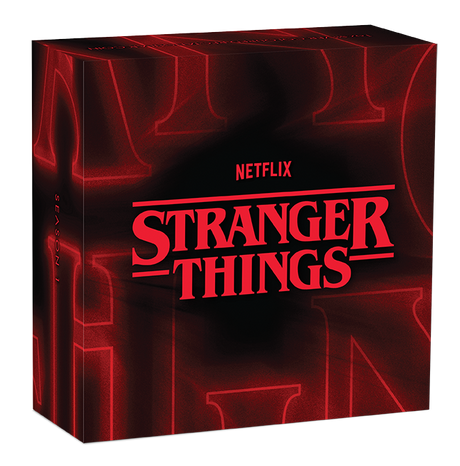 Stranger Things - Season 1 2026 1oz Silver Coloured Rectangular Coin