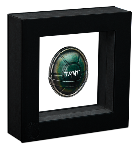 Teenage Mutant Ninja Turtles Domed Shell 2025 1.5oz Silver Antiqued Coloured Coin