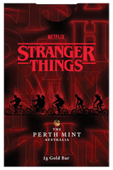 2026 1g Stranger Things Gold Minted Bar