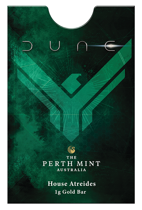 2026 1g Dune House Atreides Gold Minted Bar
