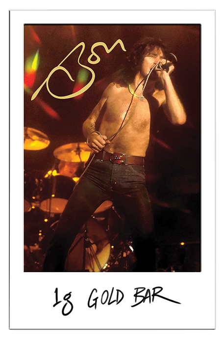 2026 1g Bon Scott 80th Anniversary Gold Minted Bar
